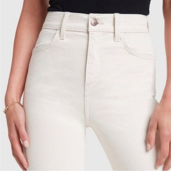 G. Label by Goop Janay Straight Leg High Rise Jeans in Natural - Picture 4 of 9